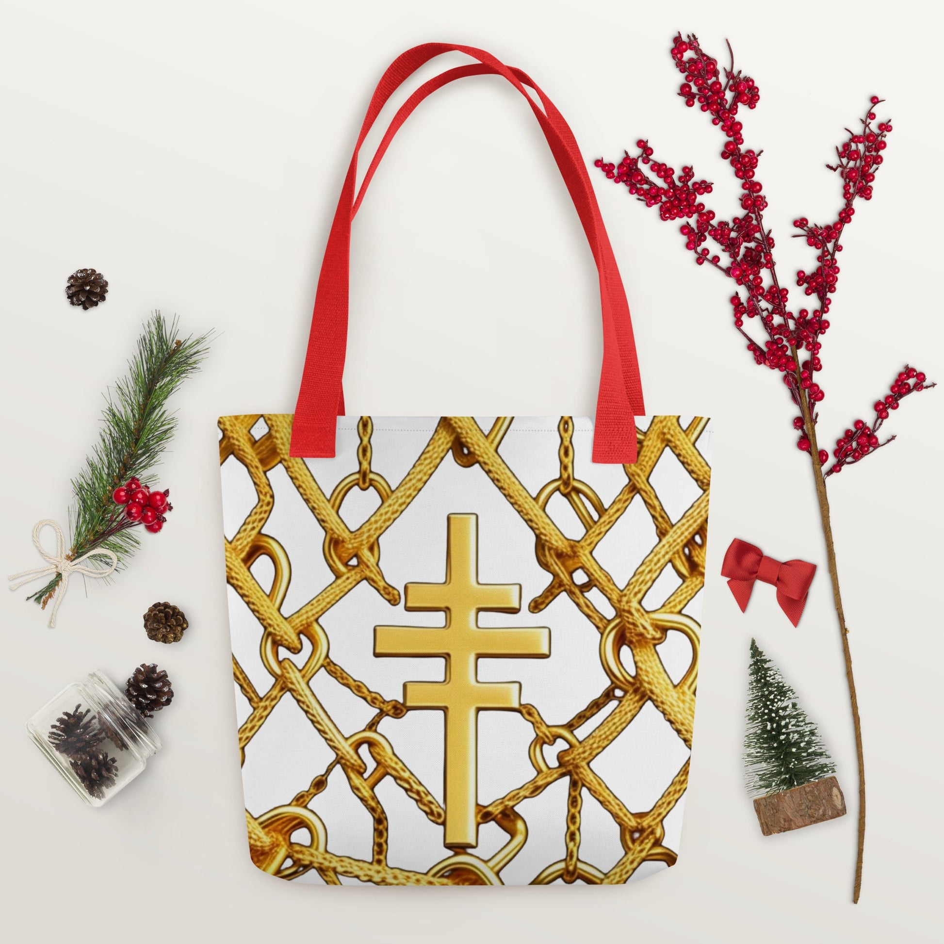 Front Gospel Key Chain Tote bag #MzKittyz #NikkiDKatArt