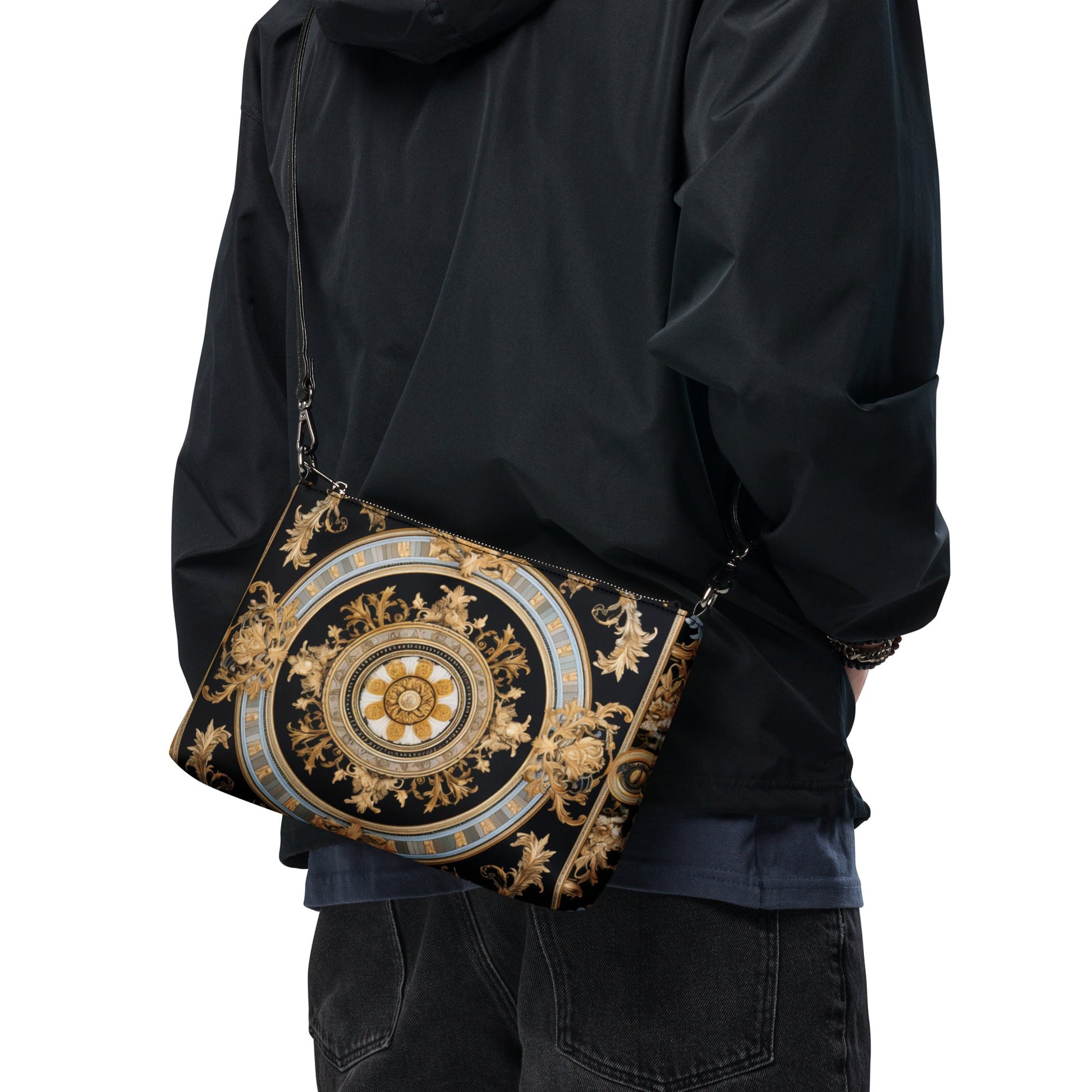 Front Signature Scarf Design Crossbody bag ~ limited edition #MzKittyz #NikkiDKatArt
