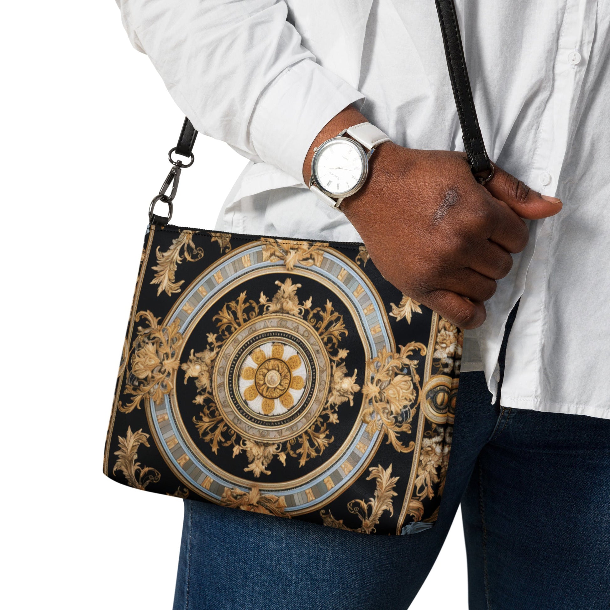Front Signature Scarf Design Crossbody bag ~ limited edition #MzKittyz #NikkiDKatArt
