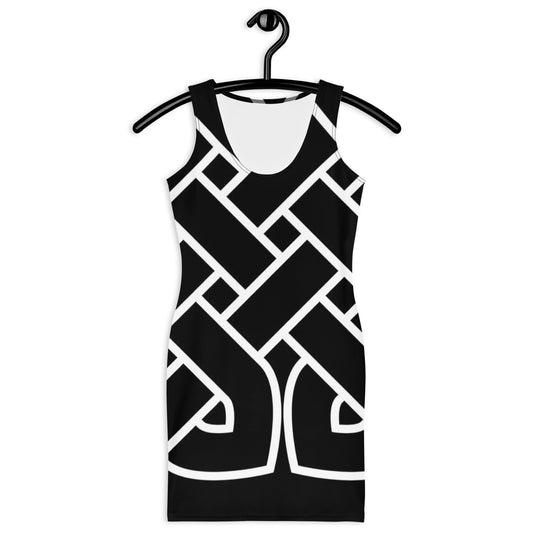 Front Celtic Knot Sublimation Cut & Sew Dress Fitted Dress #MzKittyz #NikkiDKatArt