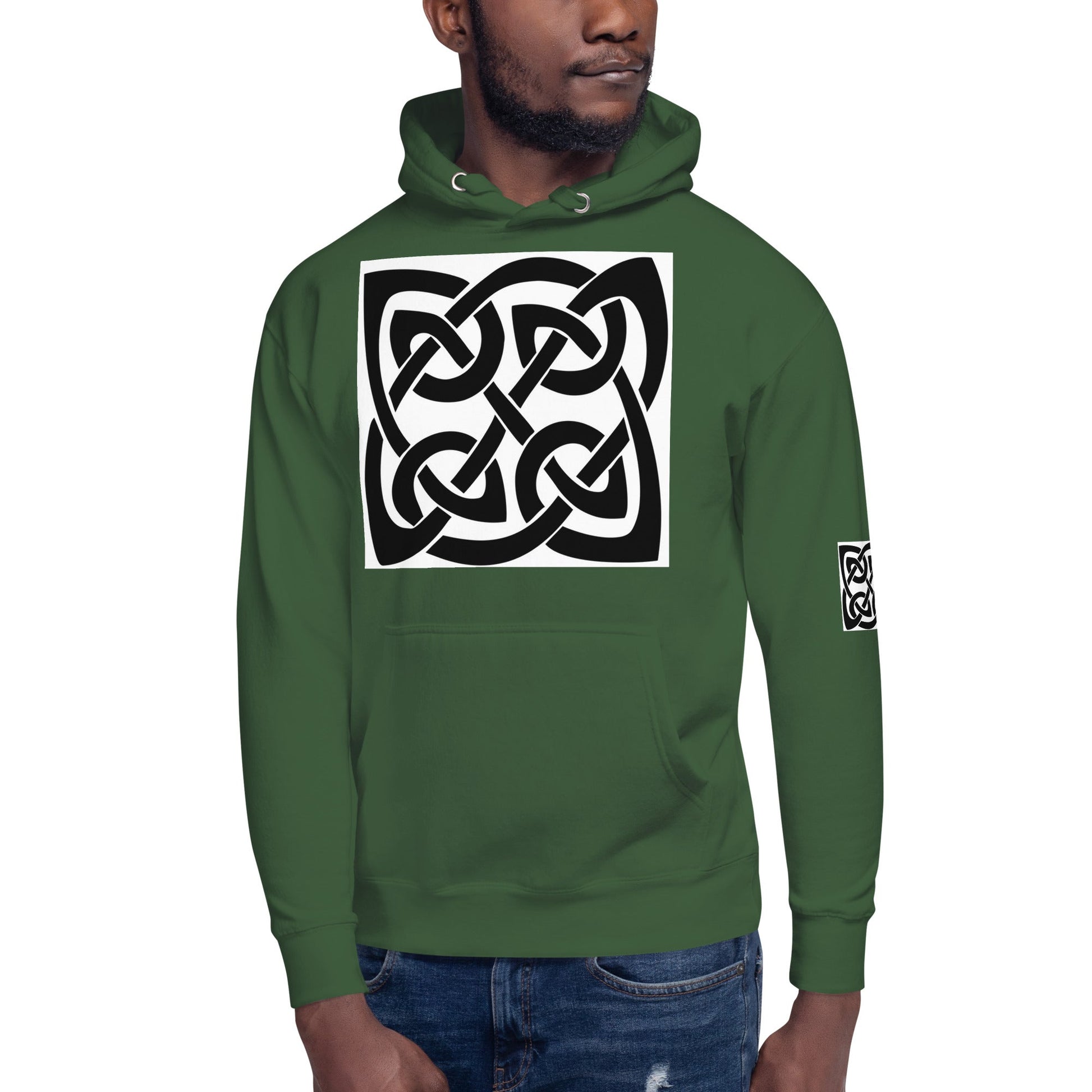 Front Celtic Knot Unisex Hoodie Hoodie #MzKittyz #NikkiDKatArt