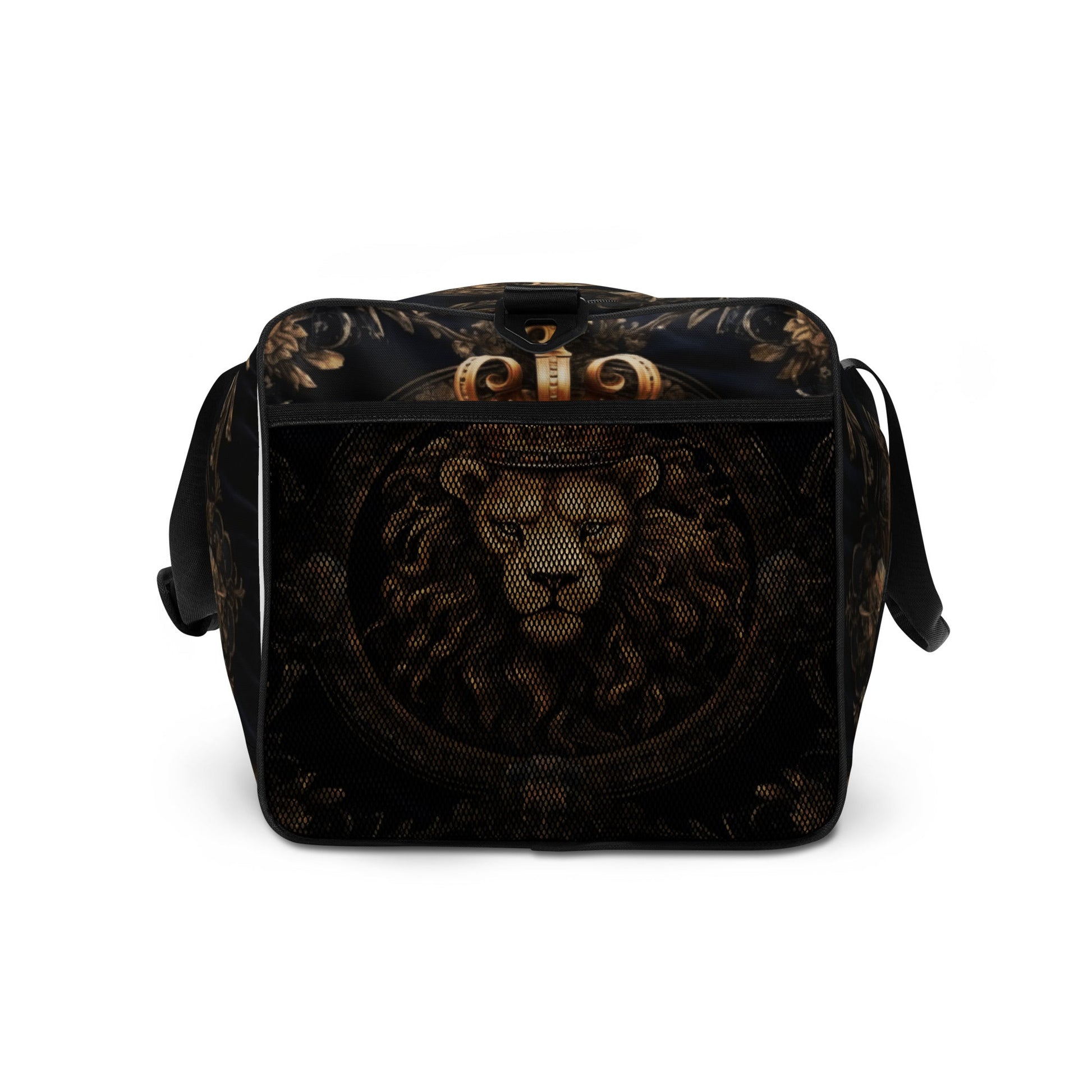 Front Leo the Lion King Duffle bag Duffel #MzKittyz #NikkiDKatArt