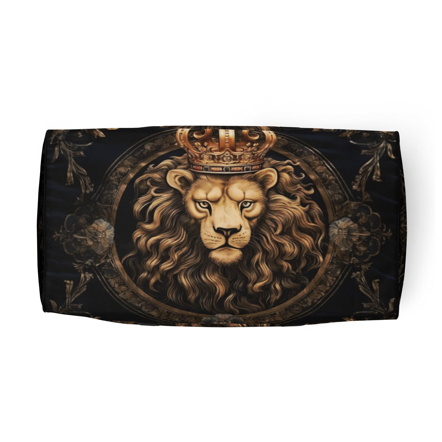 Front Leo the Lion King Duffle bag Duffel #MzKittyz #NikkiDKatArt
