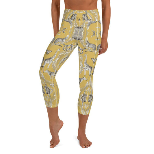 Front Animal Farm Women's Yoga Capri Leggings Leggings, Capri #MzKittyz #NikkiDKatArt