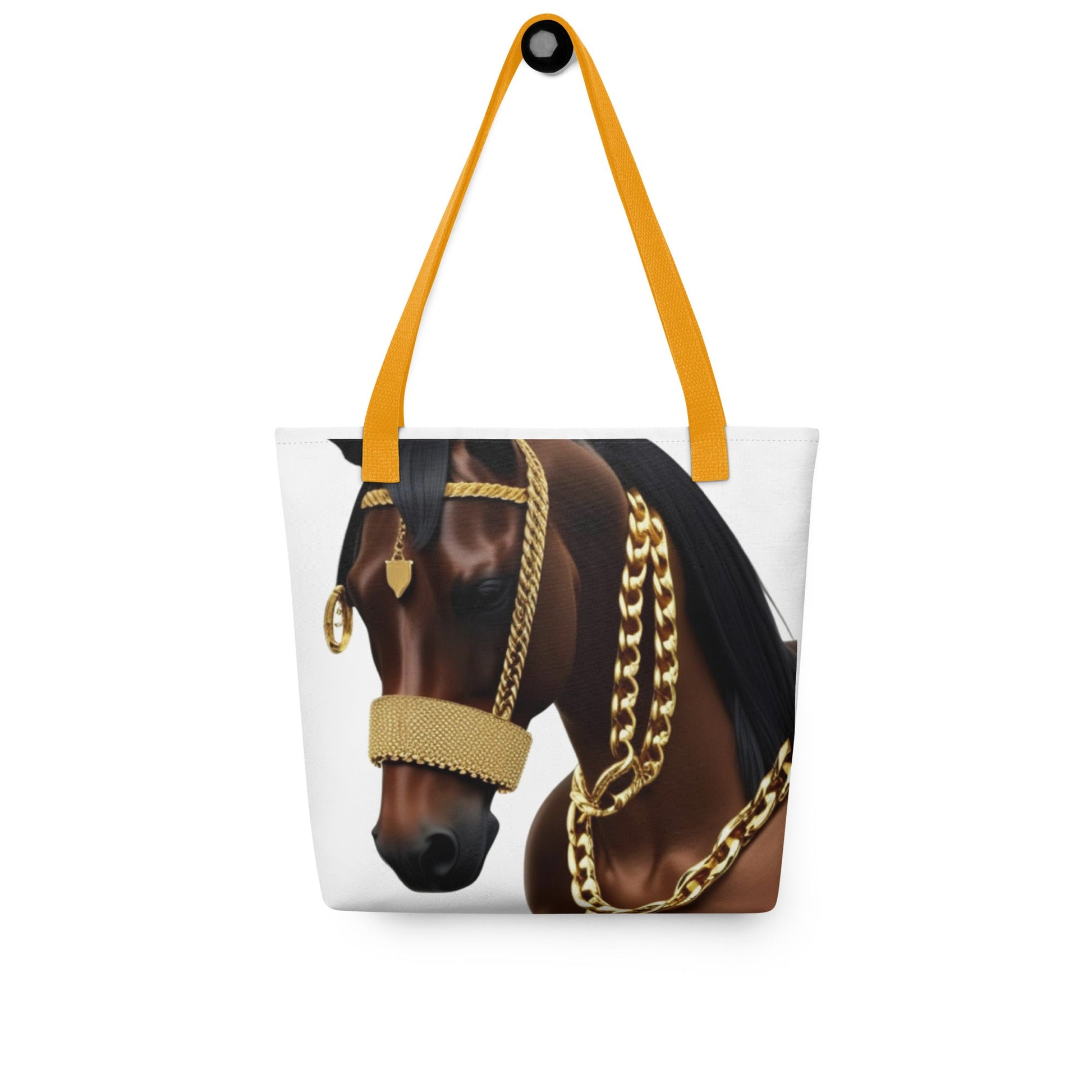 Front Blinged Out Horse - Tote Bag - Dual Handles in 3 colors Tote Bag #MzKittyz #NikkiDKatArt