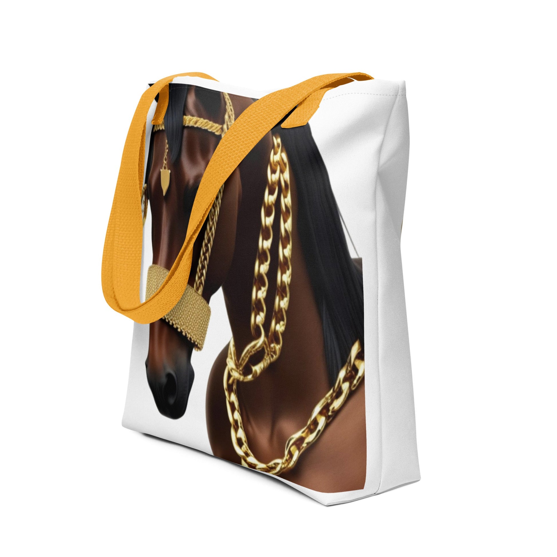 Front Blinged Out Horse - Tote Bag - Dual Handles in 3 colors Tote Bag #MzKittyz #NikkiDKatArt