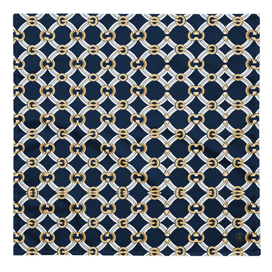 Front Boat Chain One Design - 3sizes- print Bandana - SPF 50+ #MzKittyz #NikkiDKatArt