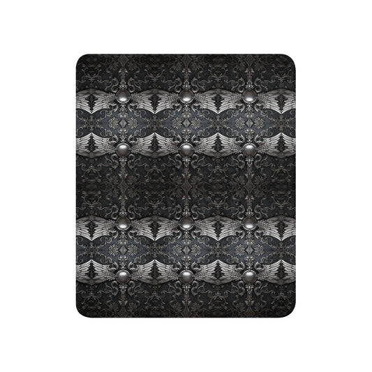 Front Chrome Animal Sherpa Blanket - 50" x 60" #MzKittyz #NikkiDKatArt