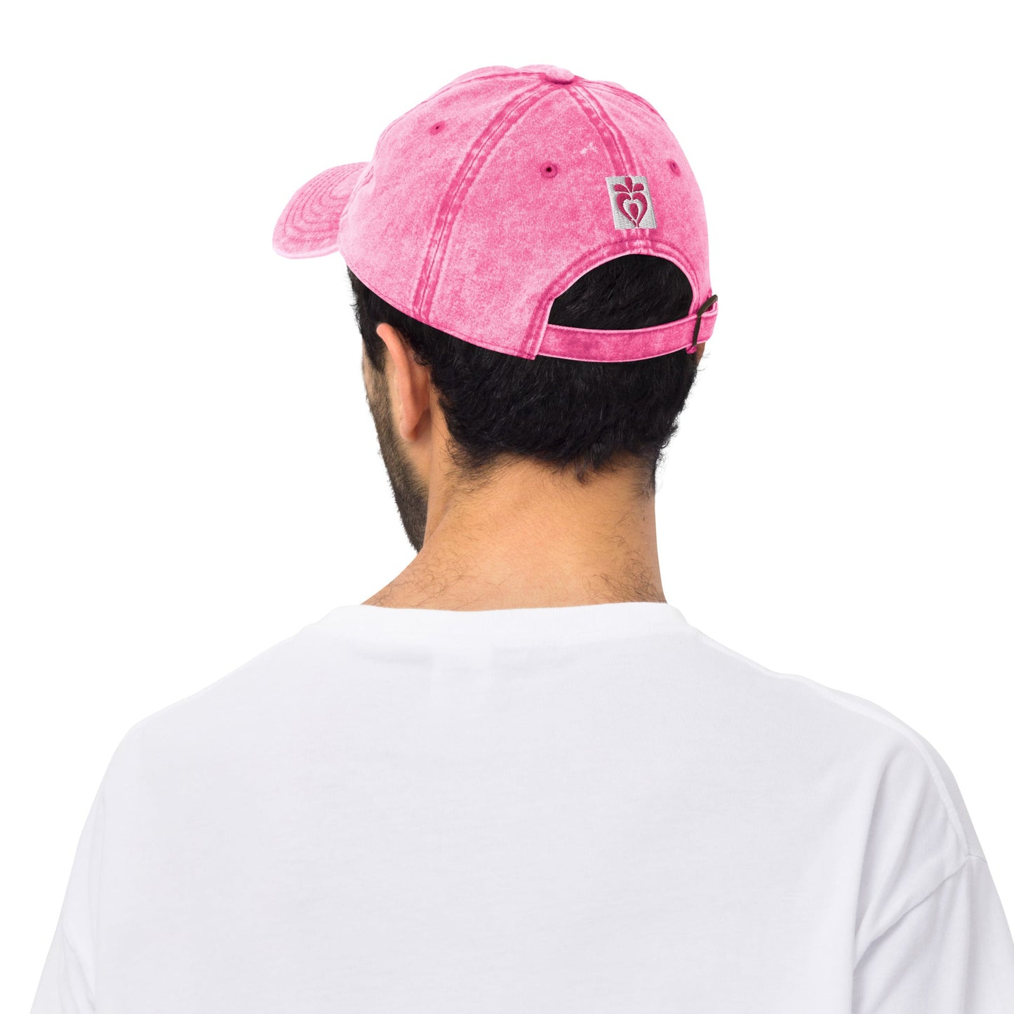 Front Embroidered Celtic Love Knot & Tulip Love Symbol - Vintage Cotton Twill Cap #MzKittyz #NikkiDKatArt