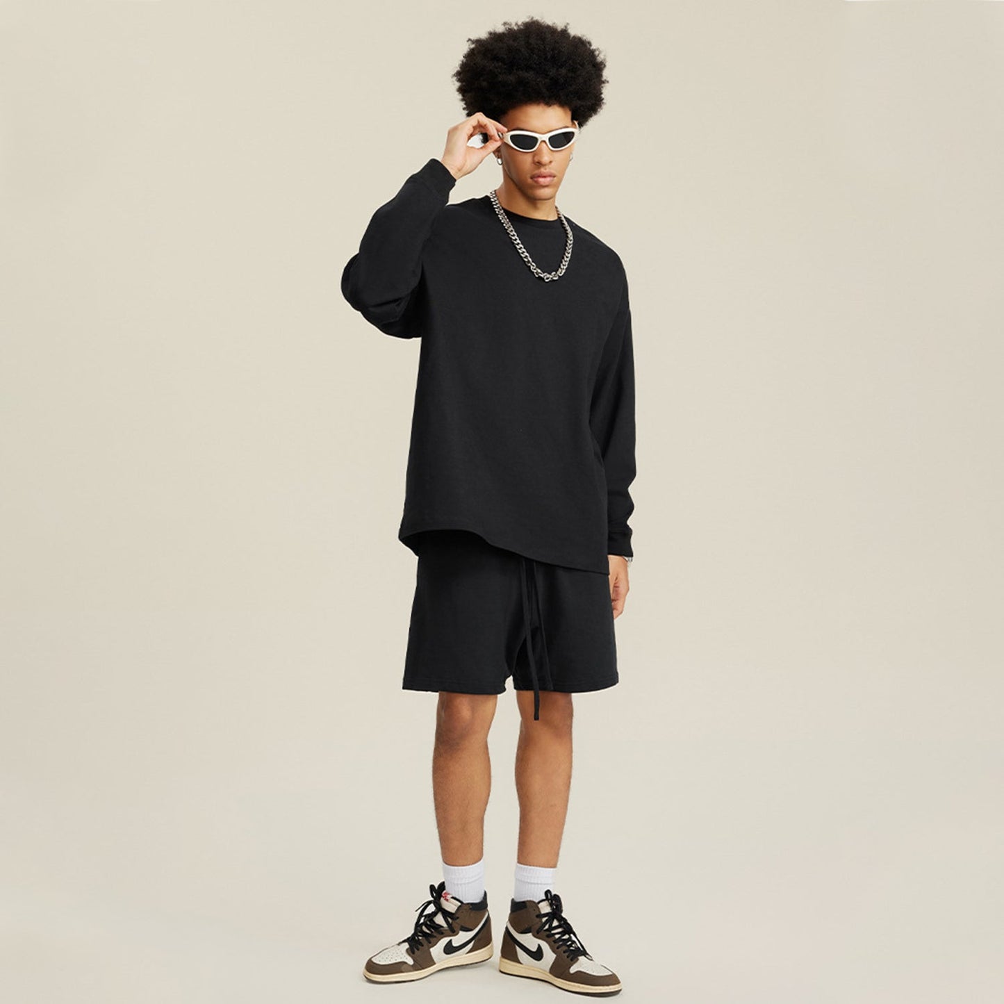 Front Blank I Do Massage, Streetwear Unisex 305G FOG 100% Cotton Black, Long Sleeve Tee Tshirt, LongSleeve, Unisex #MzKittyz
