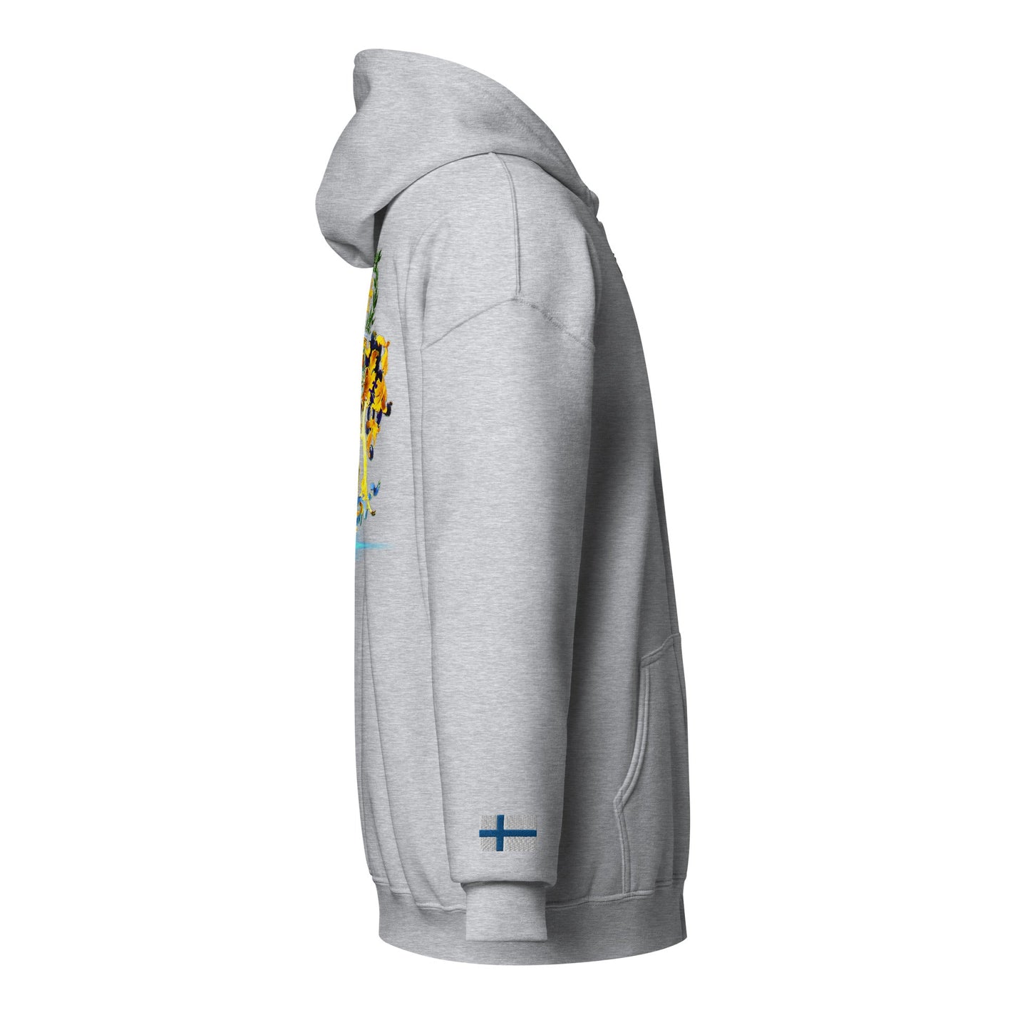 Front Koskinen Family Crest Unisex Heavy Blend Zip Hoodie Hoodie #MzKittyz #NikkiDKatArt