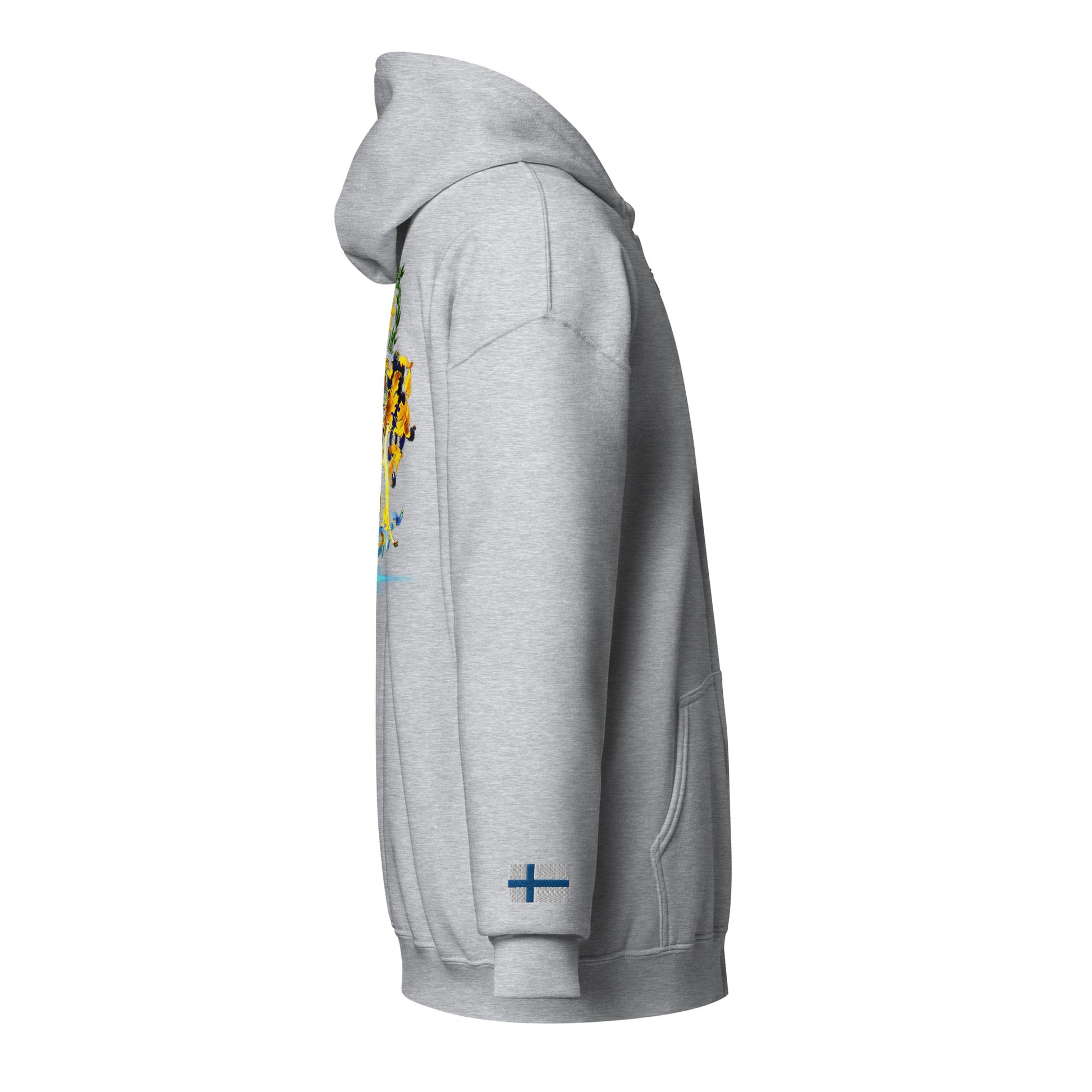 Front Koskinen Family Crest Unisex Heavy Blend Zip Hoodie Hoodie #MzKittyz #NikkiDKatArt