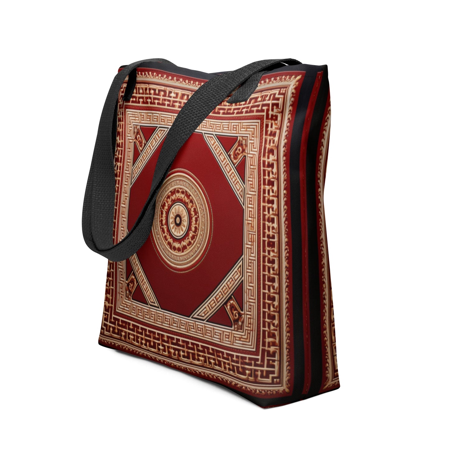 Front Red Renaissance Tote Bag Tote Bag #MzKittyz #NikkiDKatArt