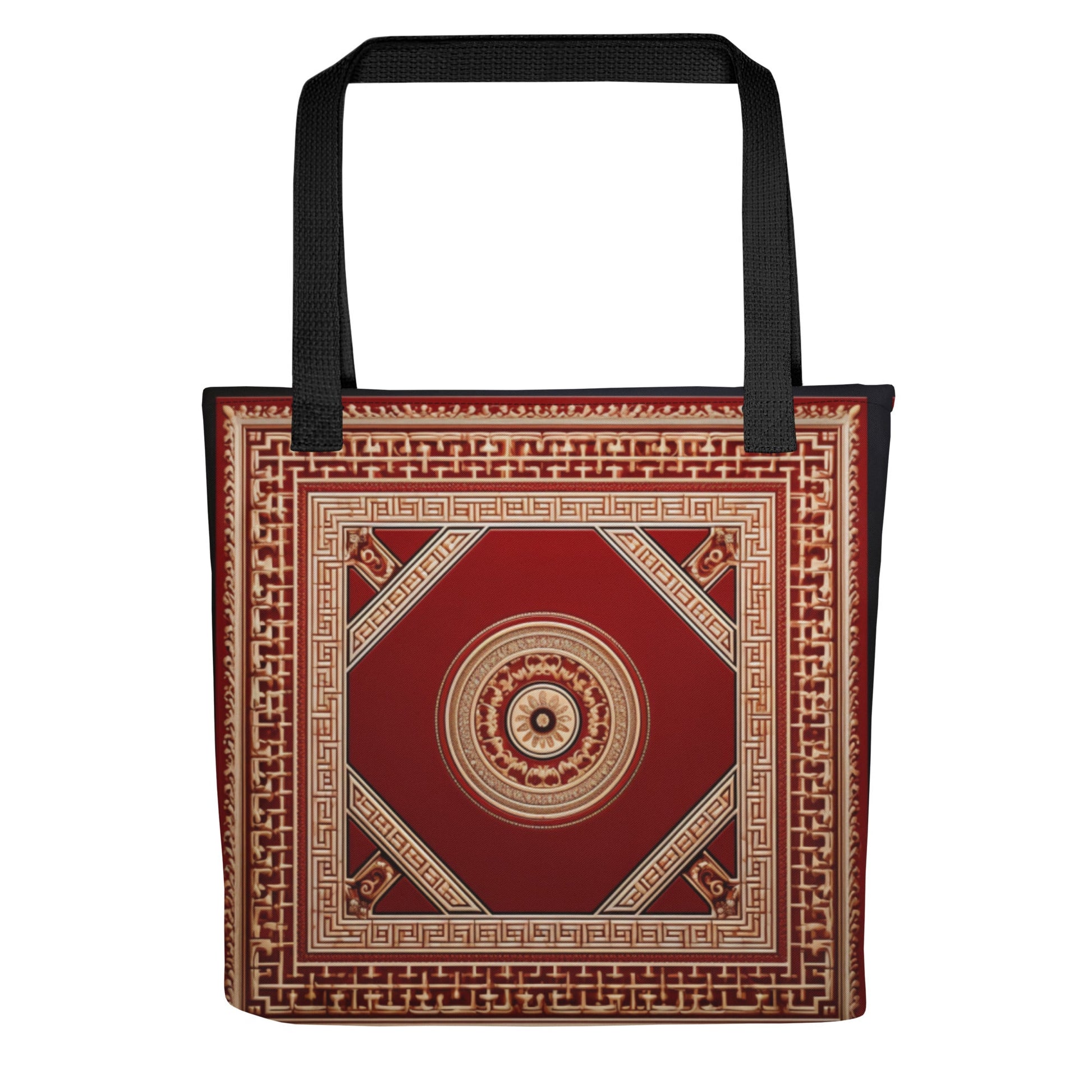 Front Red Renaissance Tote Bag Tote Bag #MzKittyz #NikkiDKatArt