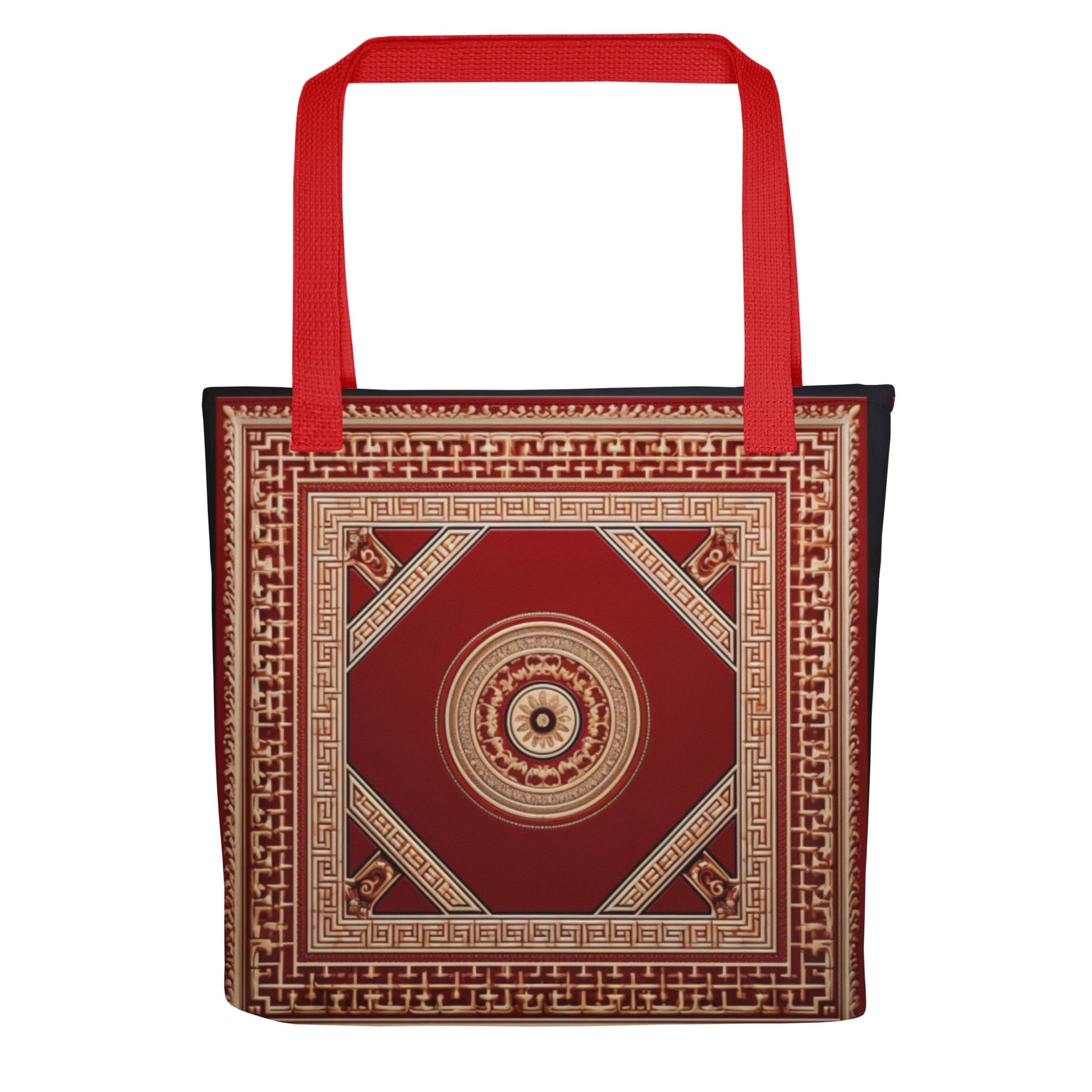 Front Red Renaissance Tote Bag Tote Bag #MzKittyz #NikkiDKatArt