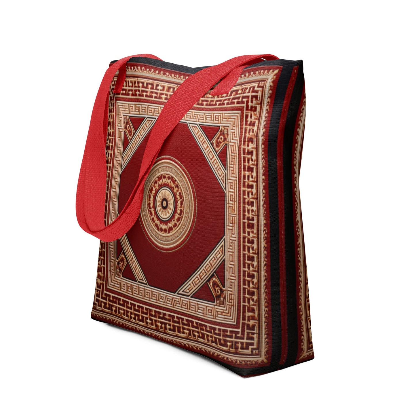 Front Red Renaissance Tote Bag Tote Bag #MzKittyz #NikkiDKatArt
