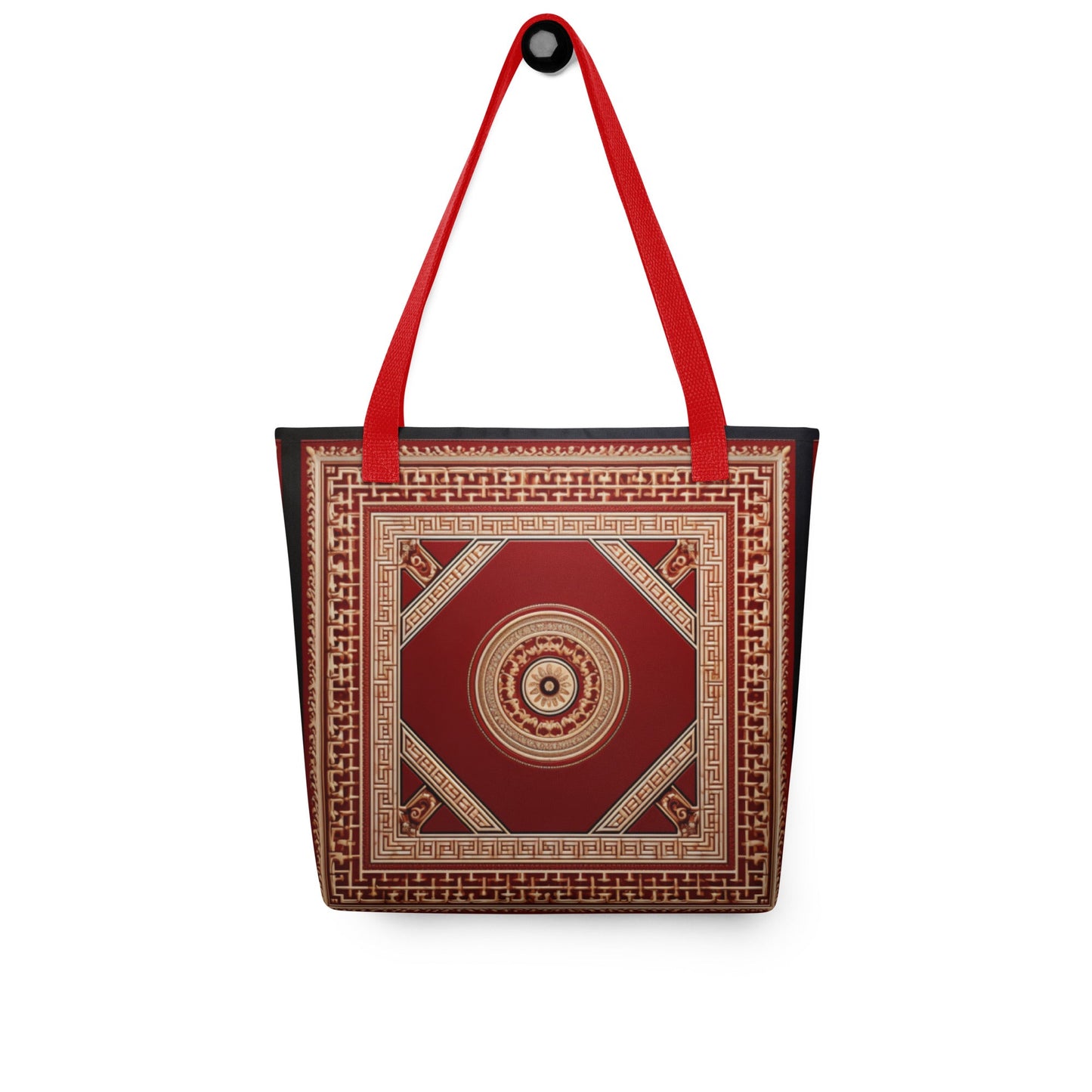 Front Red Renaissance Tote Bag Tote Bag #MzKittyz #NikkiDKatArt